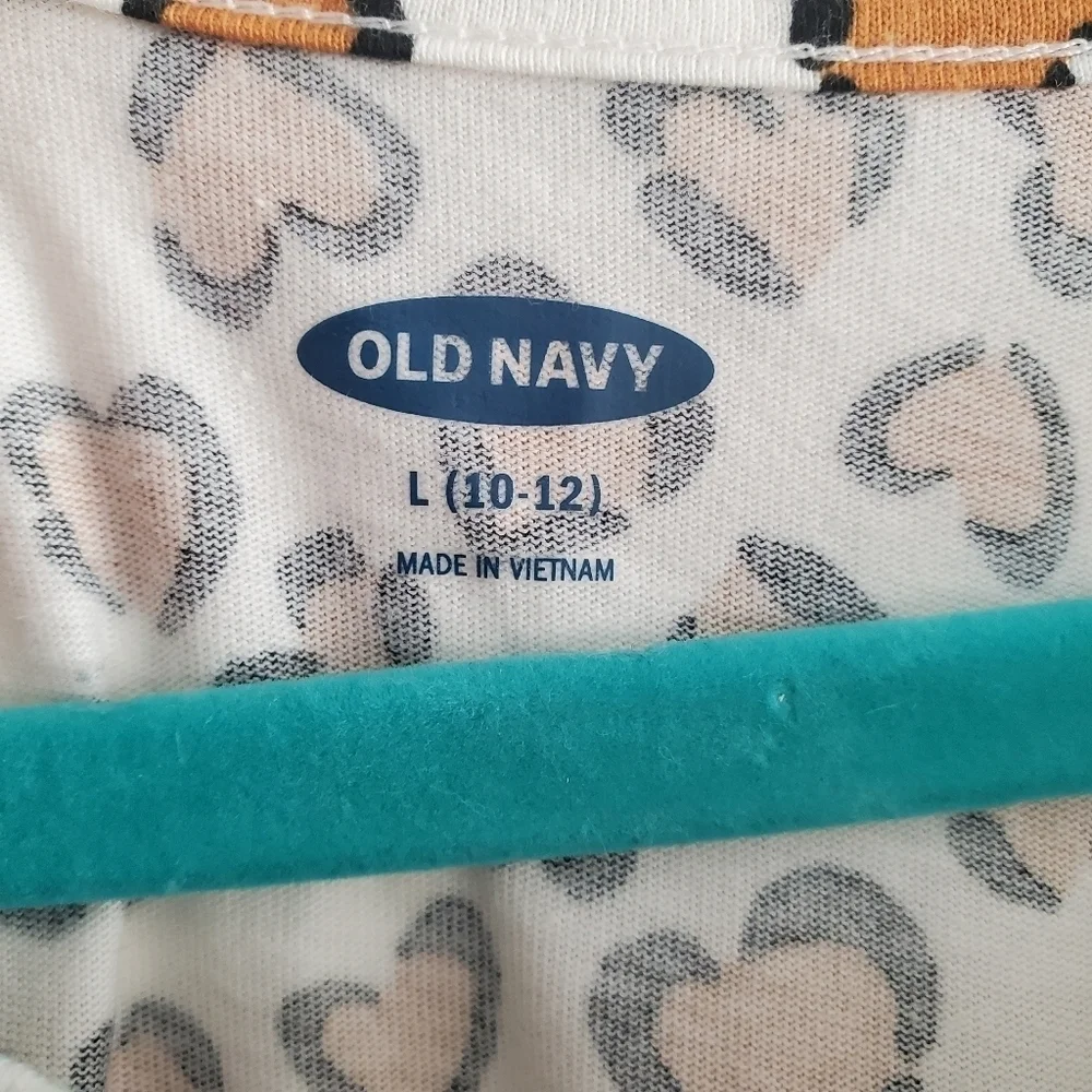 NEW Old Navy Leopard‎ Heart 3/4 Jersey Play Dress